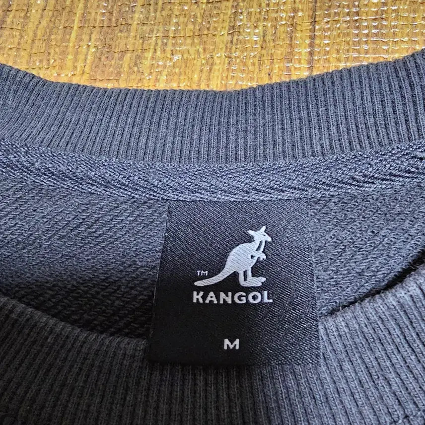 [BUNJANG] Kangol Oversized Sweatshirt Charcoal M-XXL / 캉골 오버핏스웻티 ~110프리사이즈