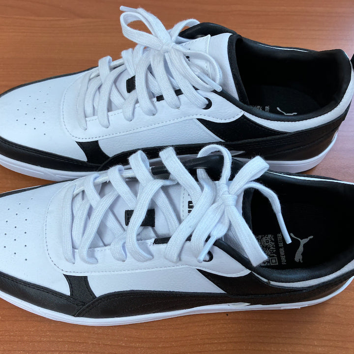 [BUNJANG] Puma Dribble Black White Sneakers 285 / 푸마 드리블 블랙 화이트 운동화 285
