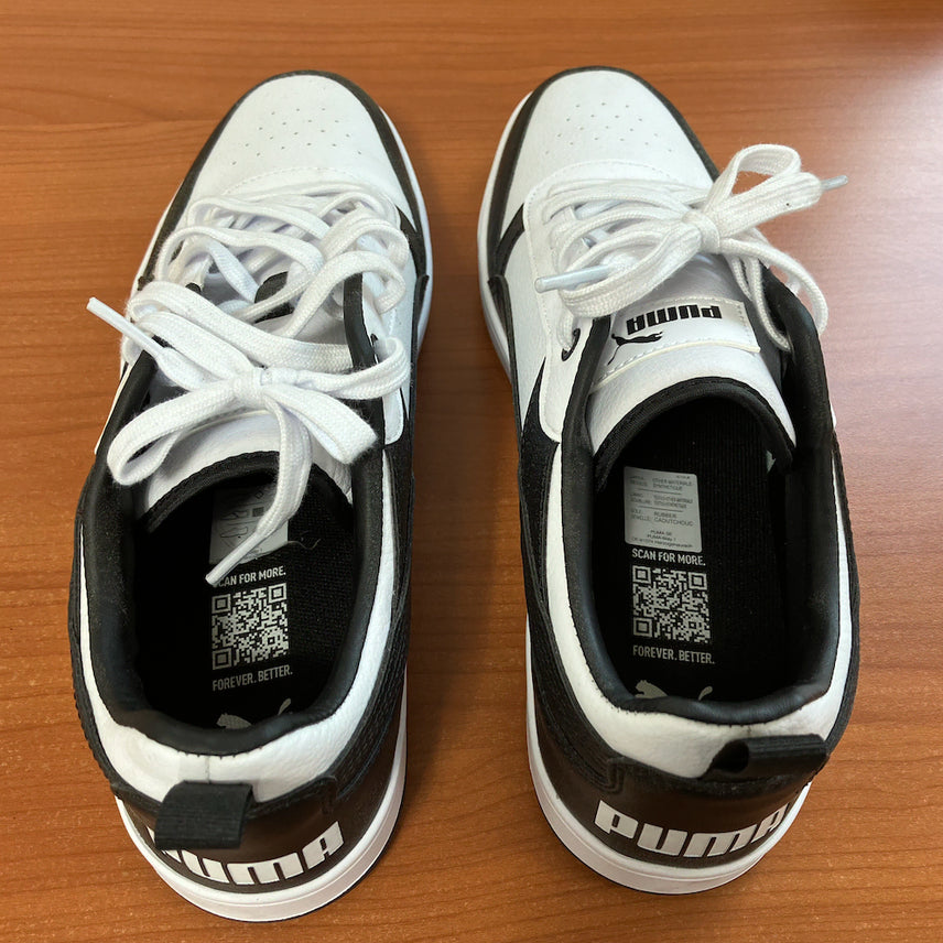 [BUNJANG] Puma Dribble Black White Sneakers 285 / 푸마 드리블 블랙 화이트 운동화 285