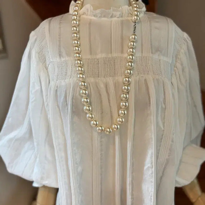 [BUNJANG] Zara White Blouse / 화이트 블라우스. 자라