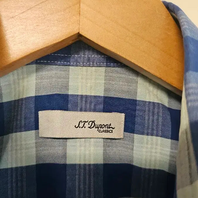 [BUNJANG] Dupont Check Short-Sleeve Shirt Size 95 / 듀퐁 체크 반팔 남방 셔츠 95