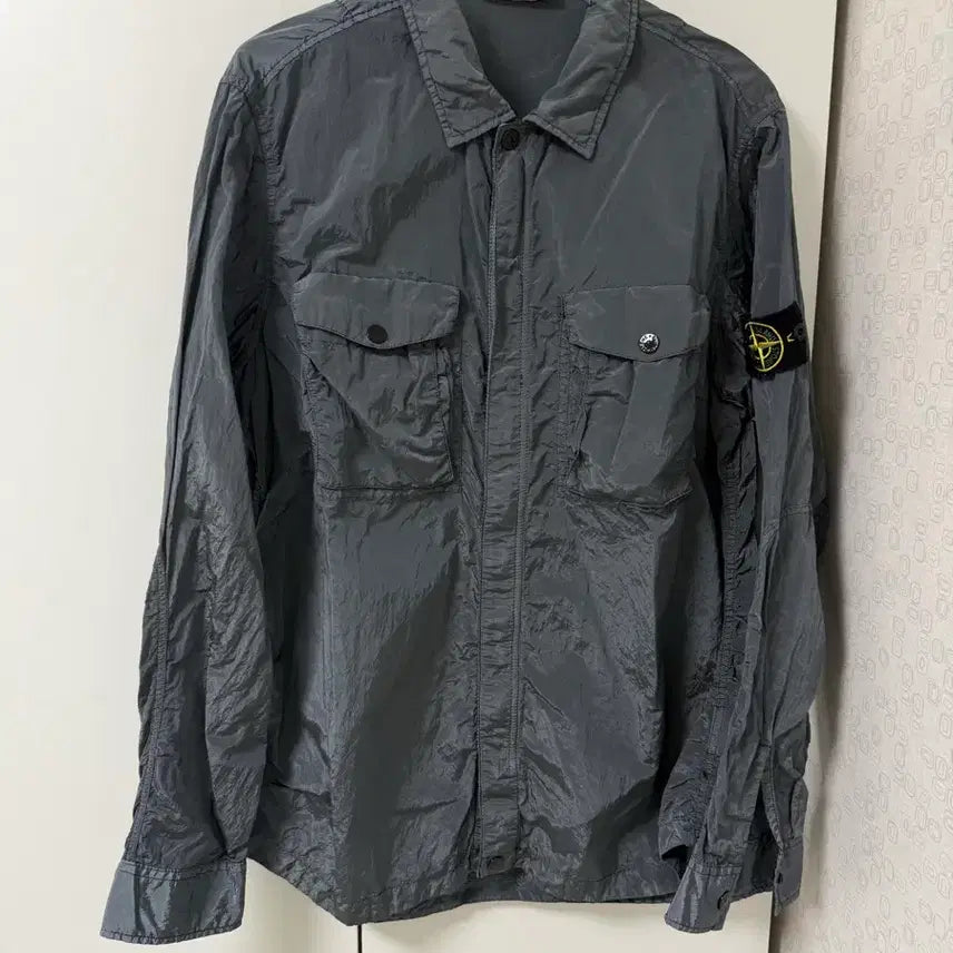 [BUNJANG] Stone Island Nylon Metal Overshirt / 스톤아일랜드 나일론메탈 오버셔츠