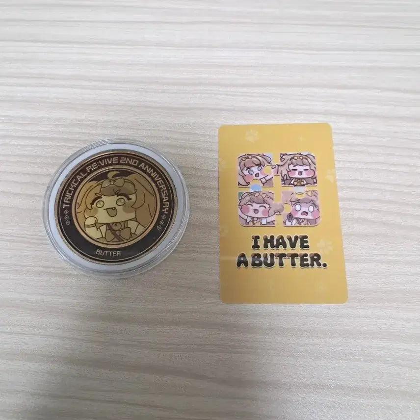 [BUNJANG] Trickster 2nd Anniversary Butter Commemorative Coin and Butter Card / 트릭컬 2주년 버터 기념주화 및 버터 카드