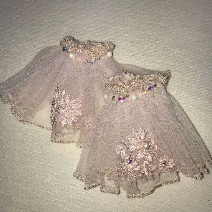 [BUNJANG] Ballet Competition Costume with Hairpieces and Arm Decorations / 발레의상