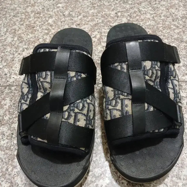 [BUNJANG] Dior Oblique Strap Sandals / 디올 오블리크 샌들 슬리퍼