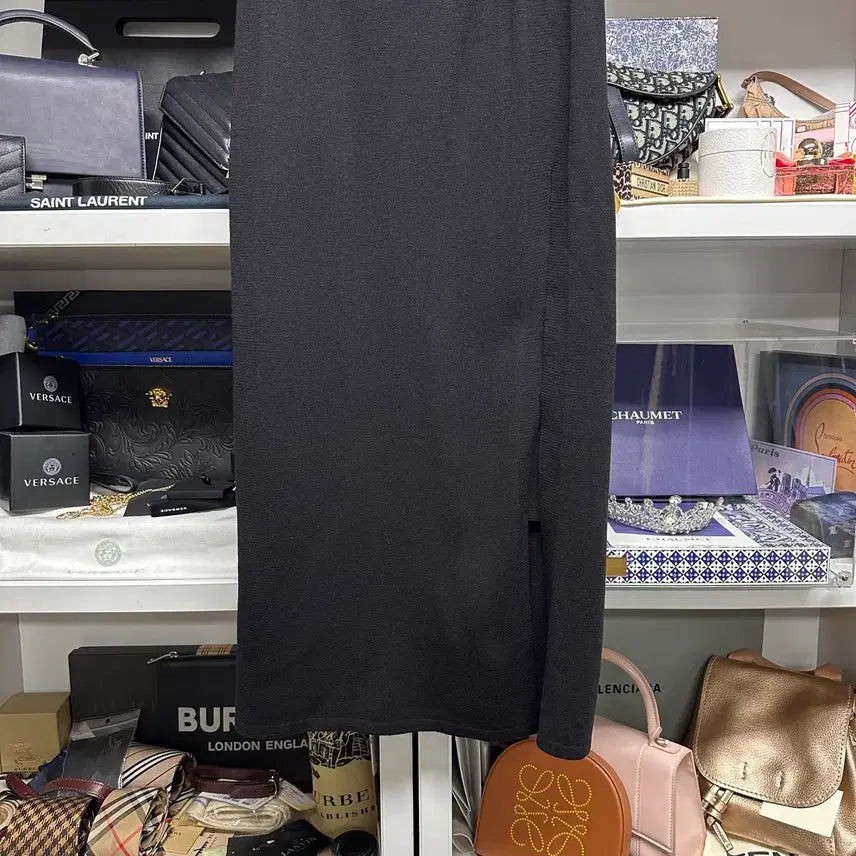 [BUNJANG] Hanssum Tom Greyhound Black Long Skirt / [ 한섬 ] 톰그레이하운드 블랙컬러 롱 스커트