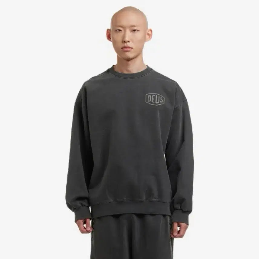 [BUNJANG] Deus Ex Machina Overdyed Sweatshirt L / 데우스 오버다이드 맨투맨 L사이즈