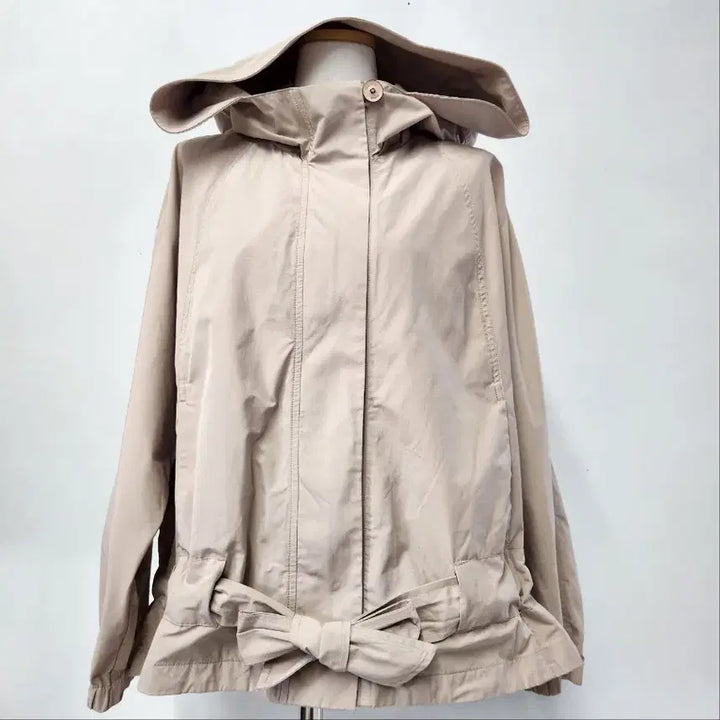 [BUNJANG] Thursday Island Loose Fit Hooded Short Jacket Beige S / Thursday Island 루즈핏 후드 숏 자켓 베이지 S