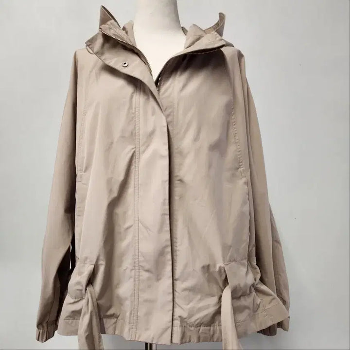[BUNJANG] Thursday Island Loose Fit Hooded Short Jacket Beige S / Thursday Island 루즈핏 후드 숏 자켓 베이지 S