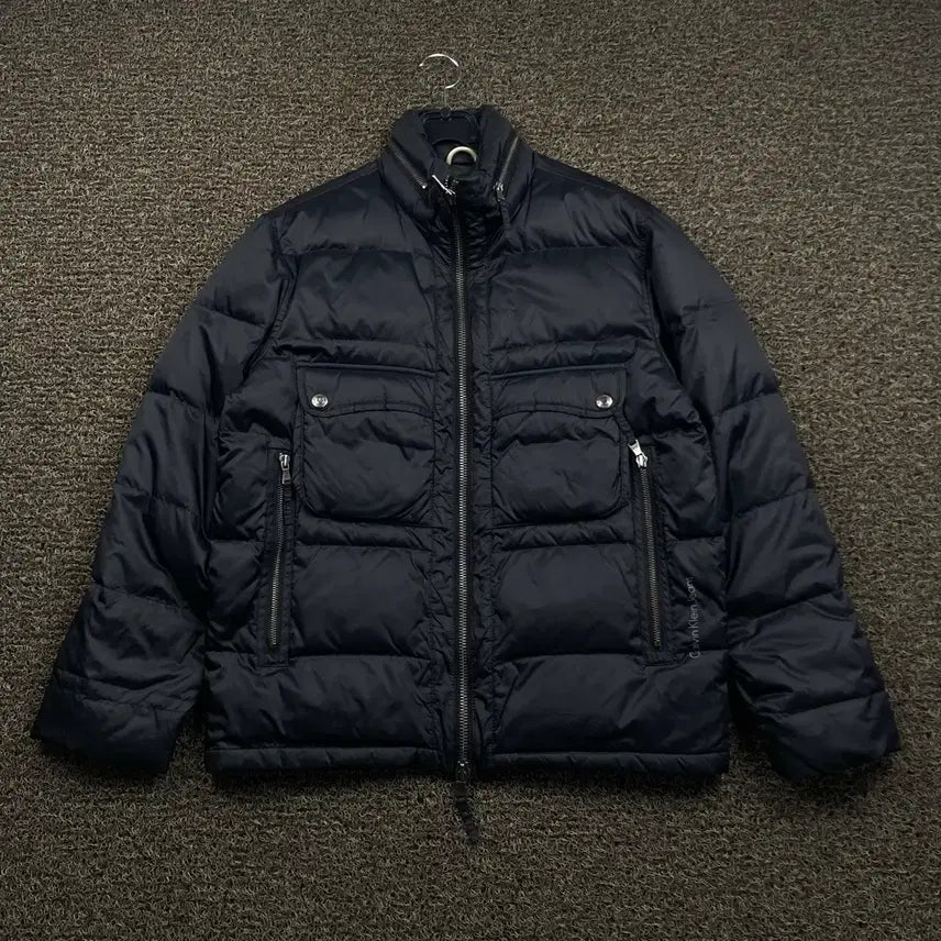 [BUNJANG] Calvin Klein Black Bluezong Bomber Jacket / 캘빈클라인 블랙 블루종 봄버 자켓