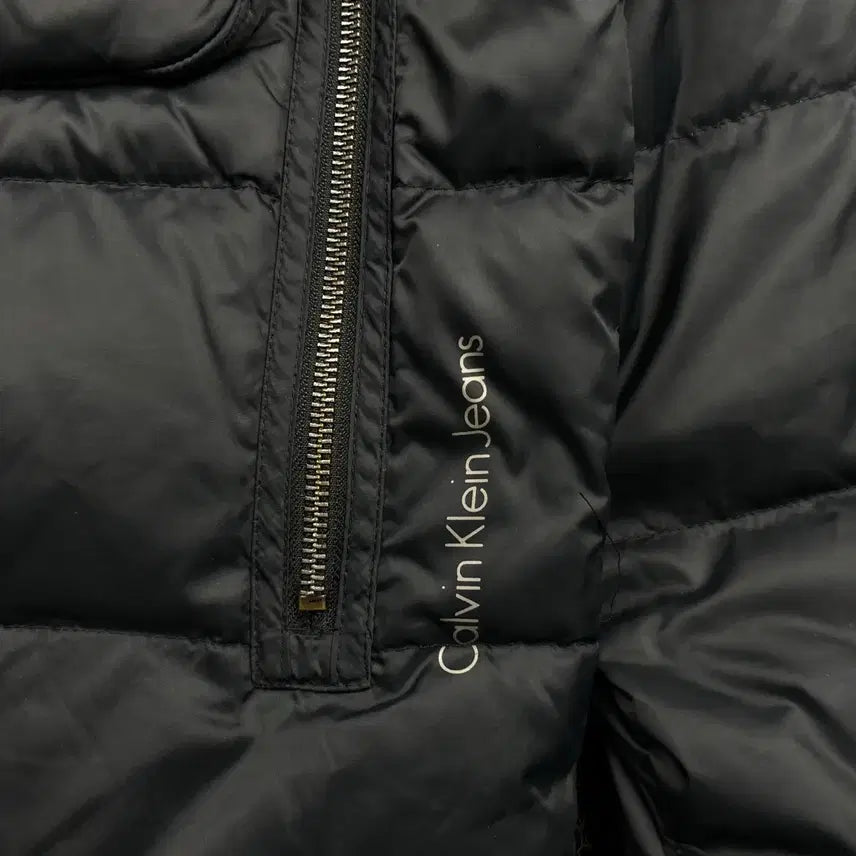 [BUNJANG] Calvin Klein Black Bluezong Bomber Jacket / 캘빈클라인 블랙 블루종 봄버 자켓