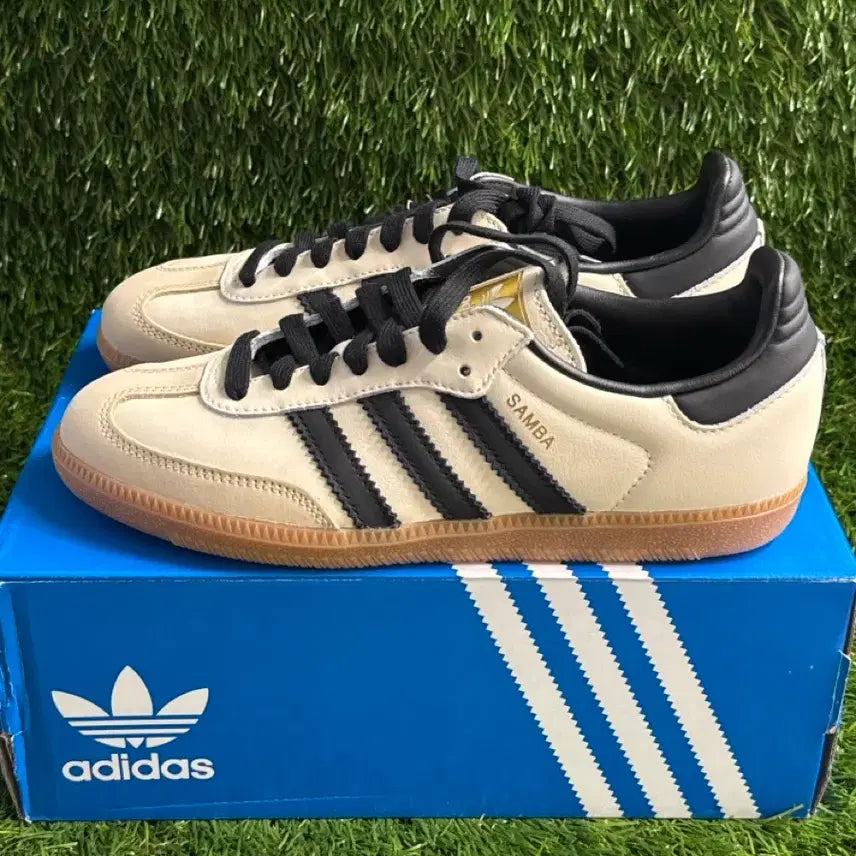 [BUNJANG] Adidas Samba OG Cream White Core Black / (240) w 아디다스 삼바 OG 크림 화이트 코어 블랙