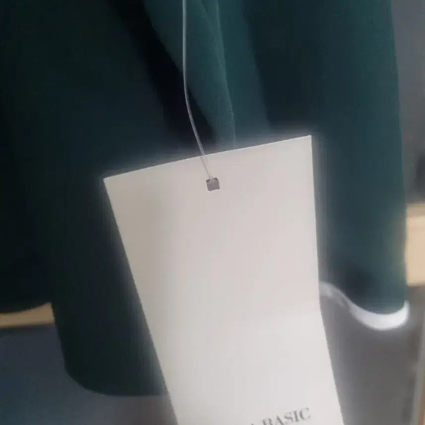 [BUNJANG] Zara Basic Green Ribbon Blouse / 자라 베이직 그린색 리본 블라우스m
