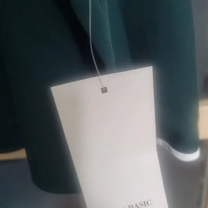 [BUNJANG] Zara Basic Green Ribbon Blouse / 자라 베이직 그린색 리본 블라우스m