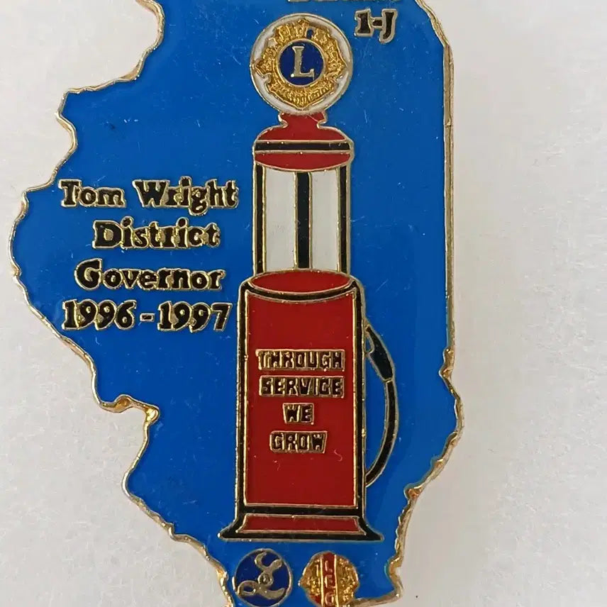 [BUNJANG] Vintage US Lions Club Badges 6P / 근대사 수집품 빈티지 미국 라이온스 클럽 뱃지 6P