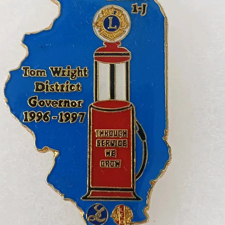 [BUNJANG] Vintage US Lions Club Badges 6P / 근대사 수집품 빈티지 미국 라이온스 클럽 뱃지 6P