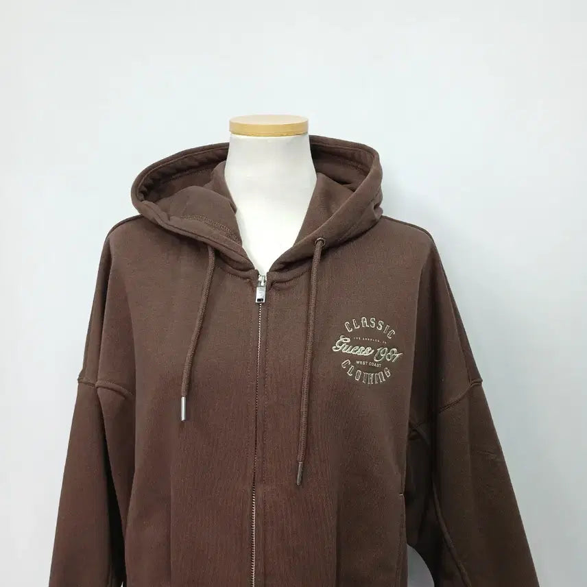 [BUNJANG] Guess 24SS Oversized Hooded Zip-Up Hoodie / 게스 24SS 후드 집업 오버핏 55-66