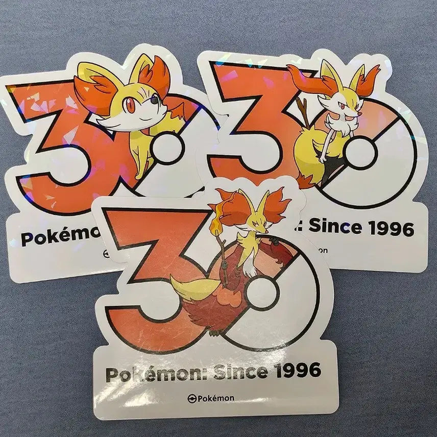 [BUNJANG] 30th Anniversary Logo Sticker Bundle Set / 일괄) 푸호꼬 테르나 마폭시 페스타 30주년 로고 스티커 팝업 성수