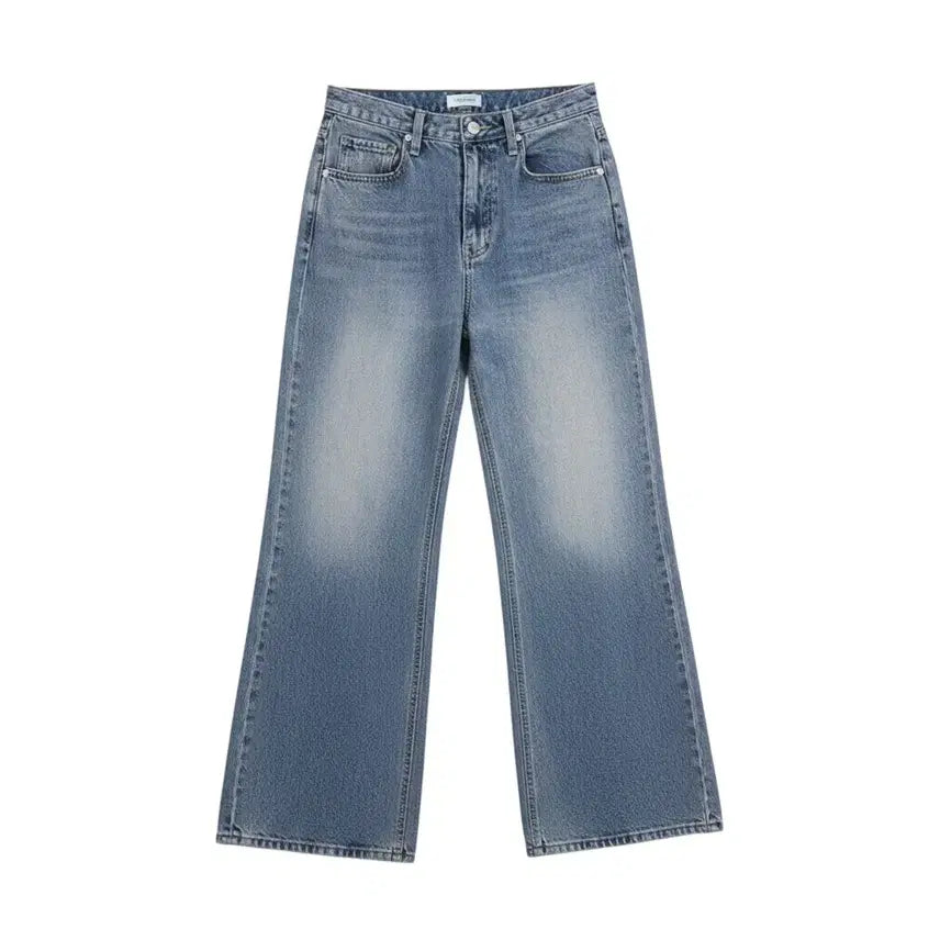 [BUNJANG] MELLDE Seoul Wide Denim Pants (Size S) / 여성S/ MELLDE 서울 핏예쁜 와이드 데님 팬츠 청바지 0-102