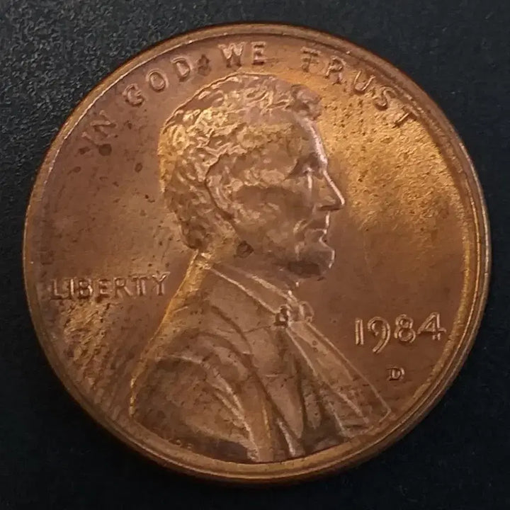 [BUNJANG] 1984 USA Lincoln Cent Coin / 1984년 미국 링컨 1센트 동전 w877