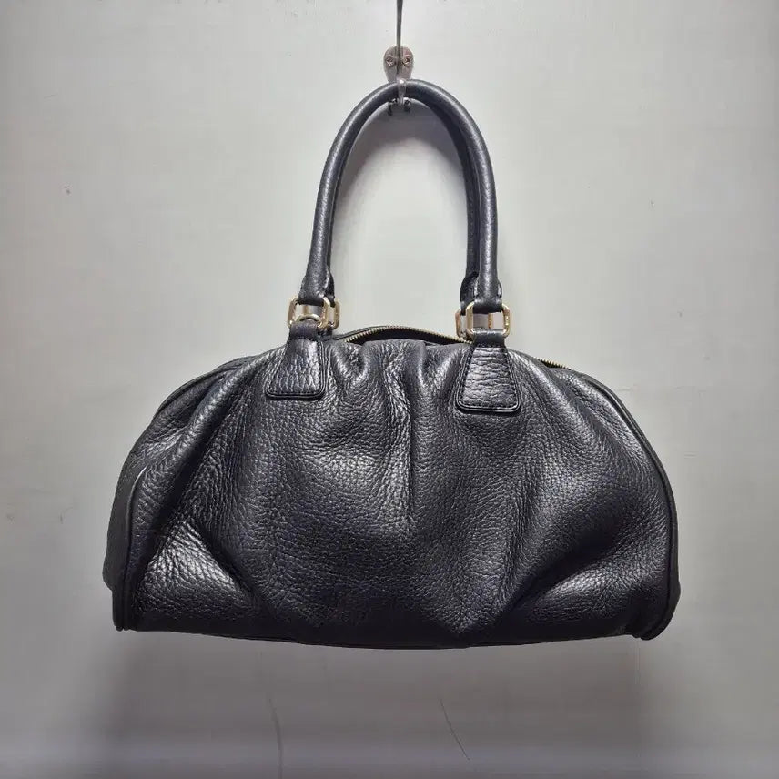 [BUNJANG] MCM Black Leather Tote Shoulder Bag / MCM 블랙 레더 토트백 숄더백