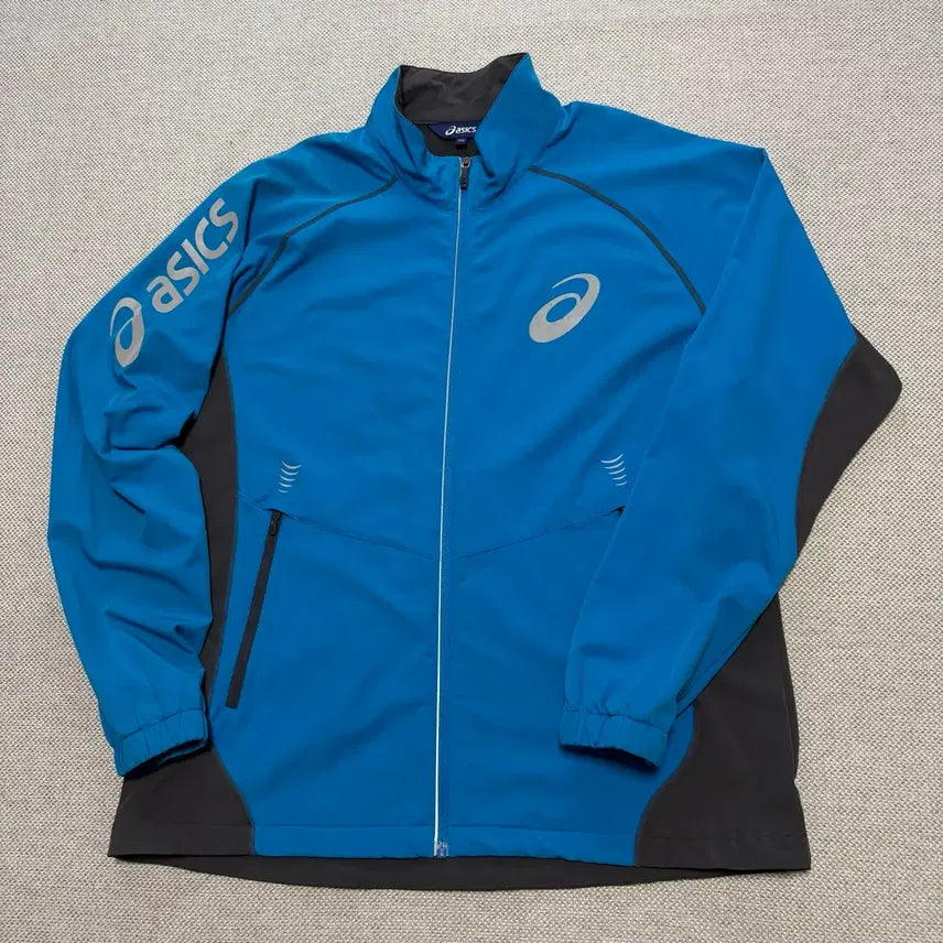 [BUNJANG] Asics Running Big Logo Track Jacket / 아식스 런닝 빅로고 트랙 자켓