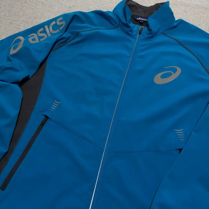 [BUNJANG] Asics Running Big Logo Track Jacket / 아식스 런닝 빅로고 트랙 자켓
