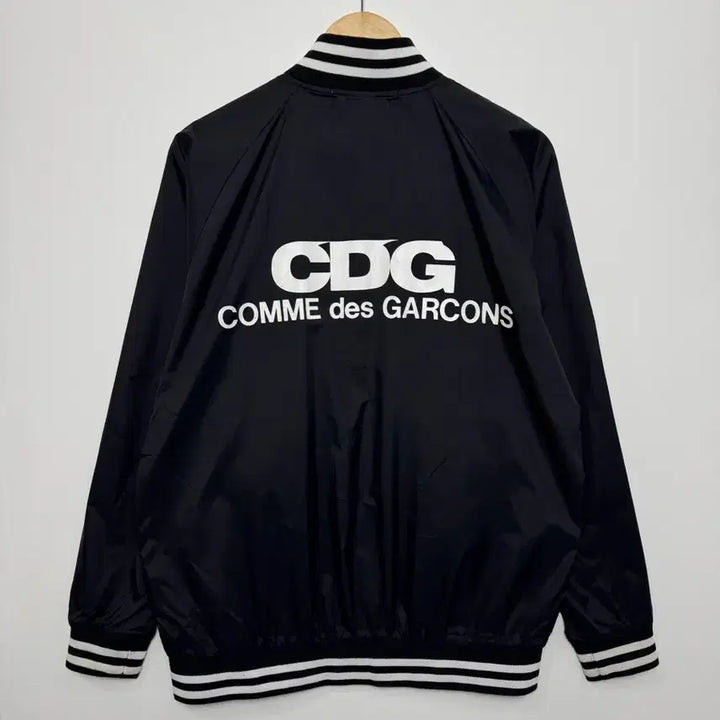 [BUNJANG] Comme des Garçons CDG Black Stadium Jacket / CDG 꼼데가르송 블랙 코치 스타디움 자켓