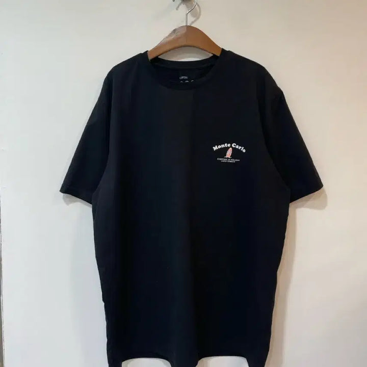 [BUNJANG] TOPTEN Monte Carlo Short Sleeve T-Shirt Black 105 / 탑텐 몬테카를로 반팔 티셔츠 블랙 105