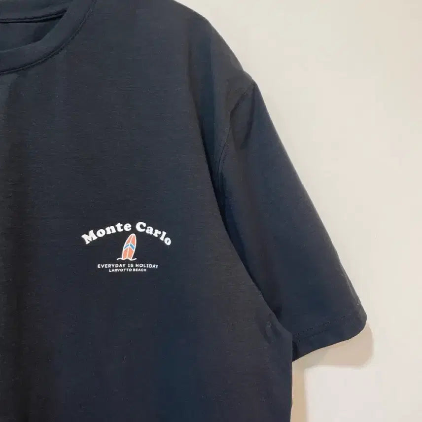 [BUNJANG] TOPTEN Monte Carlo Short Sleeve T-Shirt Black 105 / 탑텐 몬테카를로 반팔 티셔츠 블랙 105