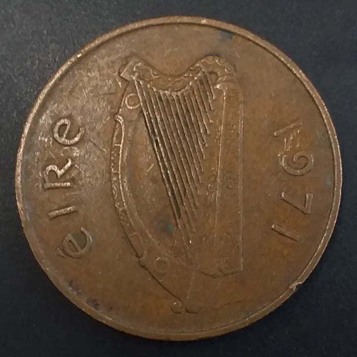 [BUNJANG] 1971 Ireland 2 Pence Coin / 1971년 아일랜드 2펜스 동전 w878
