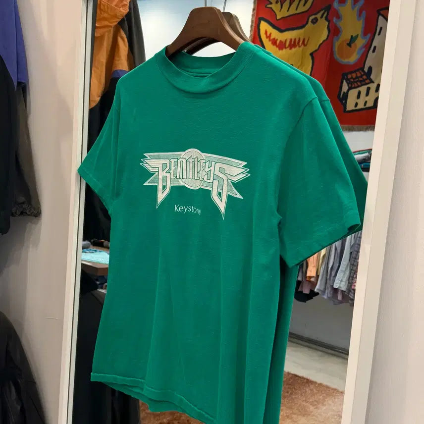 [BUNJANG] 80s Hanes Bentleys Single Stitch T-Shirt / 80s Hanes 헤인즈 BENTLEYS 반팔 티셔츠 (made USA)