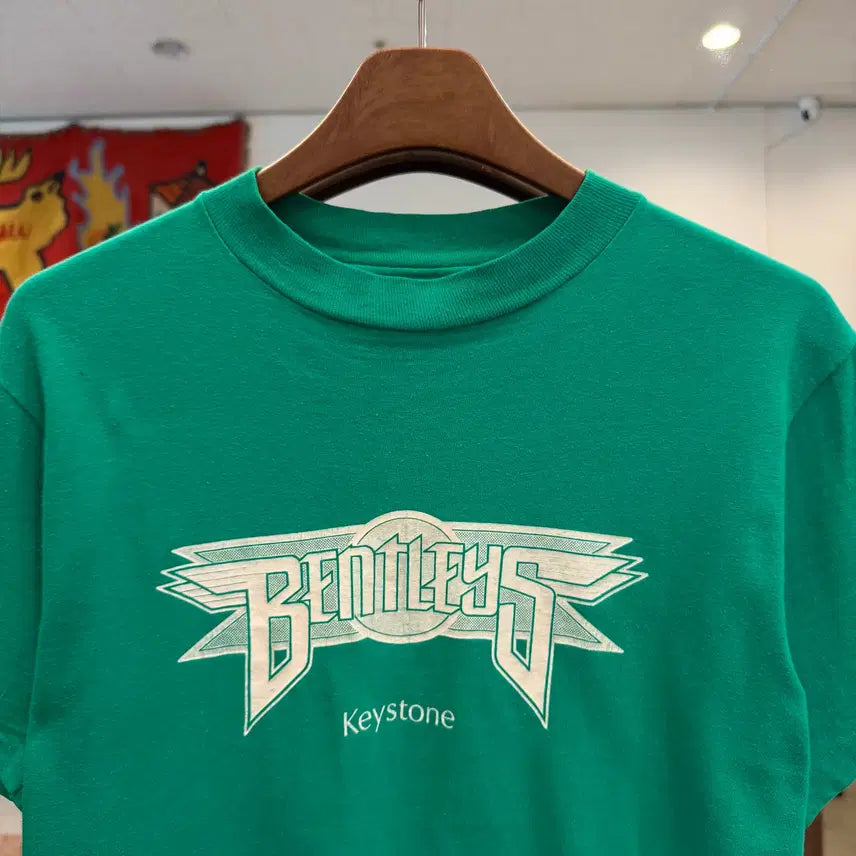 [BUNJANG] 80s Hanes Bentleys Single Stitch T-Shirt / 80s Hanes 헤인즈 BENTLEYS 반팔 티셔츠 (made USA)