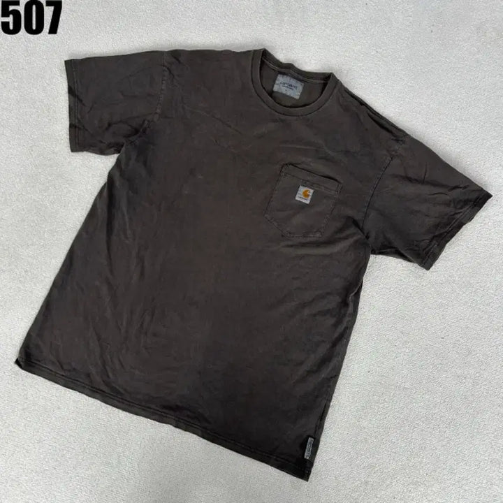 [BUNJANG] Carhartt Pocket T-Shirt Charcoal XL / 칼하트 포켓 반팔 티셔츠 차콜 XL
