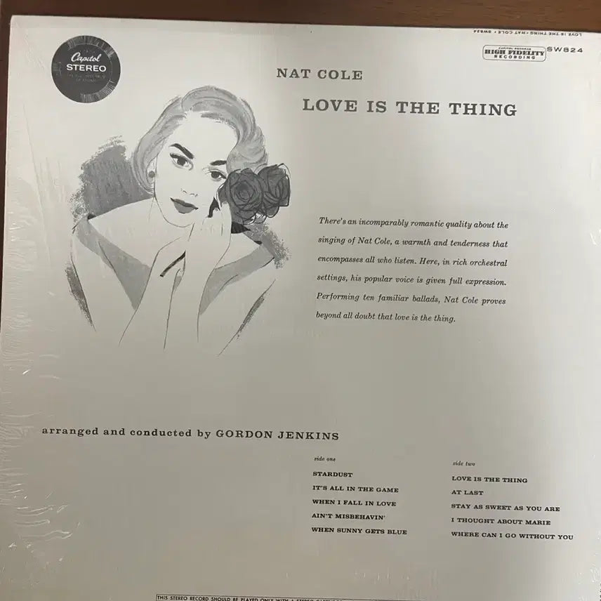 [BUNJANG] Nat King Cole Love Is... LP (1962) / 냇 킹 콜 lp Love is..