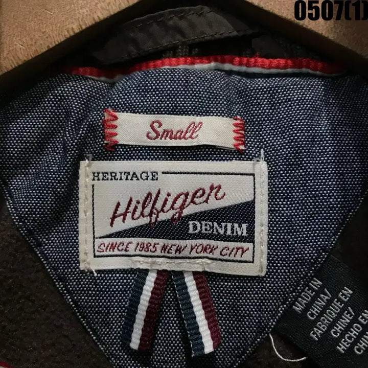 [BUNJANG] Tommy Hilfiger Brown Quilted Padded Jacket Size S / 타미힐피거 브라운 퀼팅 패딩 자켓 s