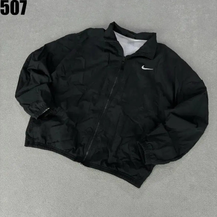[BUNJANG] Nike Black Windbreaker Jacket L / 나이키 블랙 바람막이 자켓 L
