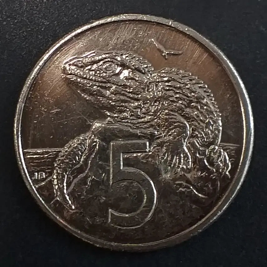 [BUNJANG] 1989 New Zealand 5 Cent Coin / 1989년 뉴질랜드 5센트 동전 w880