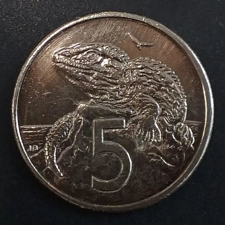 [BUNJANG] 1989 New Zealand 5 Cent Coin / 1989년 뉴질랜드 5센트 동전 w880