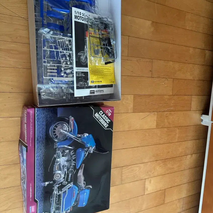[BUNJANG] Academy 1/10 Scale Classic Motorcycle Plastic Model Kit / 아카데미 1/10 클래식 오토바이 프라모델 판매합니다