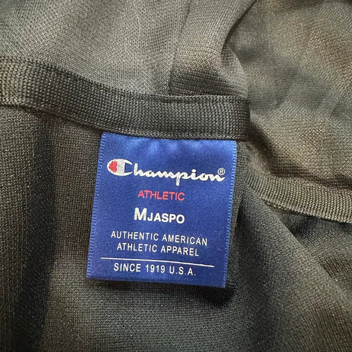 [BUNJANG] Champion Color Block Hooded Jacket / 챔피온 실버/블랙 배색 후드 자켓M