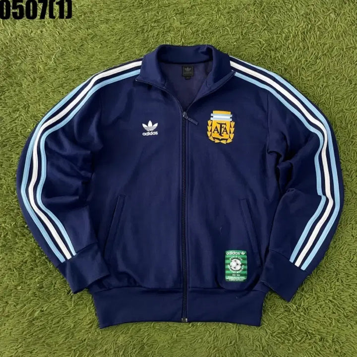 [BUNJANG] Adidas Argentina Track Jacket Navy / 아디다스 아르헨티나 트랙 자켓 네이비
