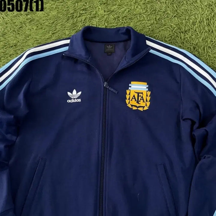 [BUNJANG] Adidas Argentina Track Jacket Navy / 아디다스 아르헨티나 트랙 자켓 네이비