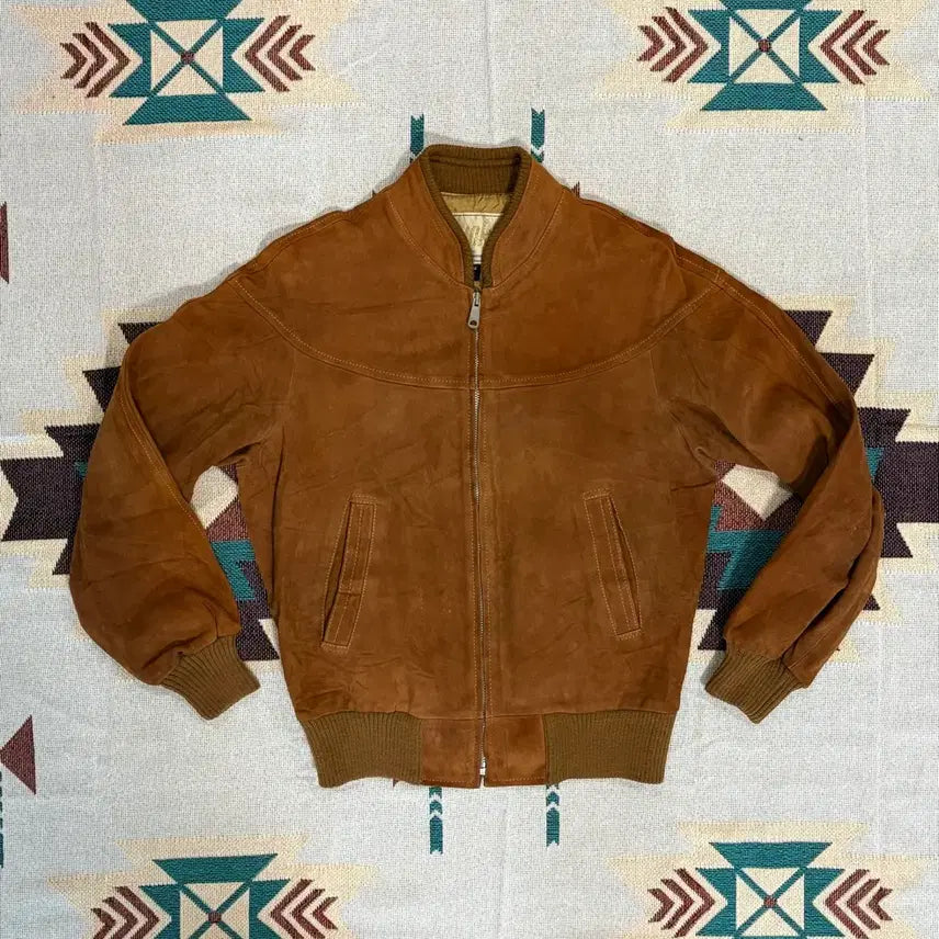 [BUNJANG] Splendid Satisfaction Suede Western Blouson Jacket / 스플랜디드 세티스펙션 스웨이드 웨스턴 블루종 자켓