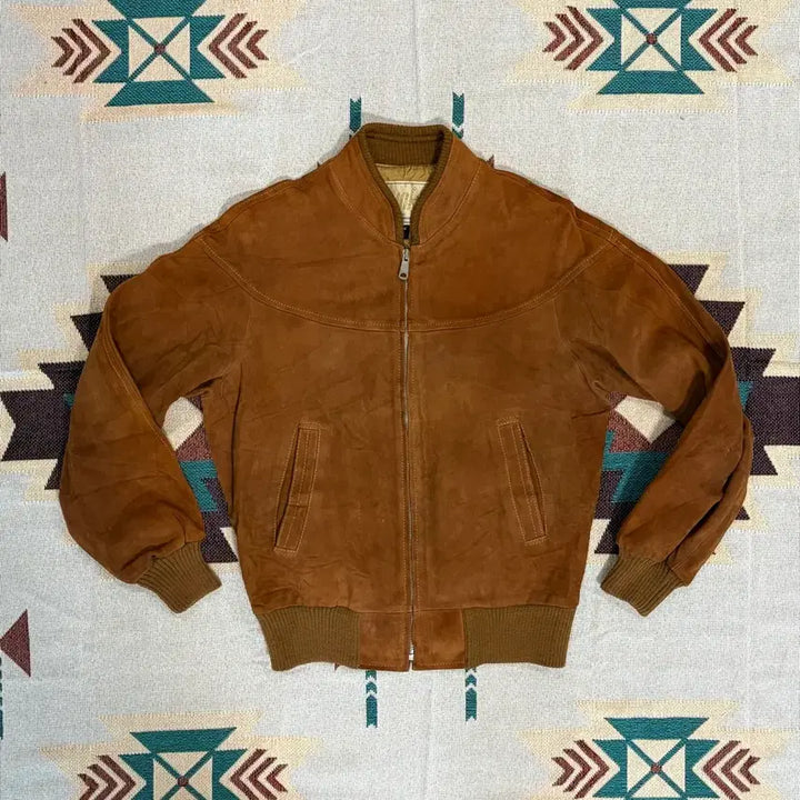 [BUNJANG] Splendid Satisfaction Suede Western Blouson Jacket / 스플랜디드 세티스펙션 스웨이드 웨스턴 블루종 자켓