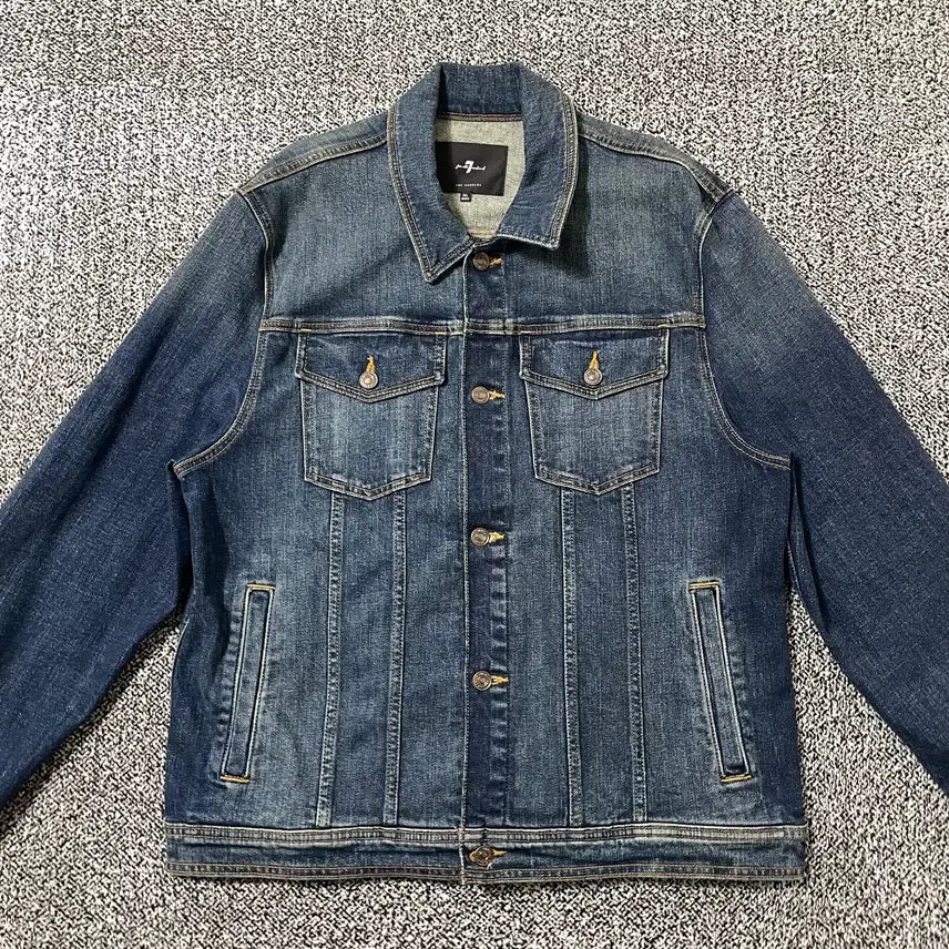 [BUNJANG] 7 For All Mankind Vintage Denim Trucker Jacket / 빈티지9. 7 For All Mankind 데님 트러커 자켓 청자켓