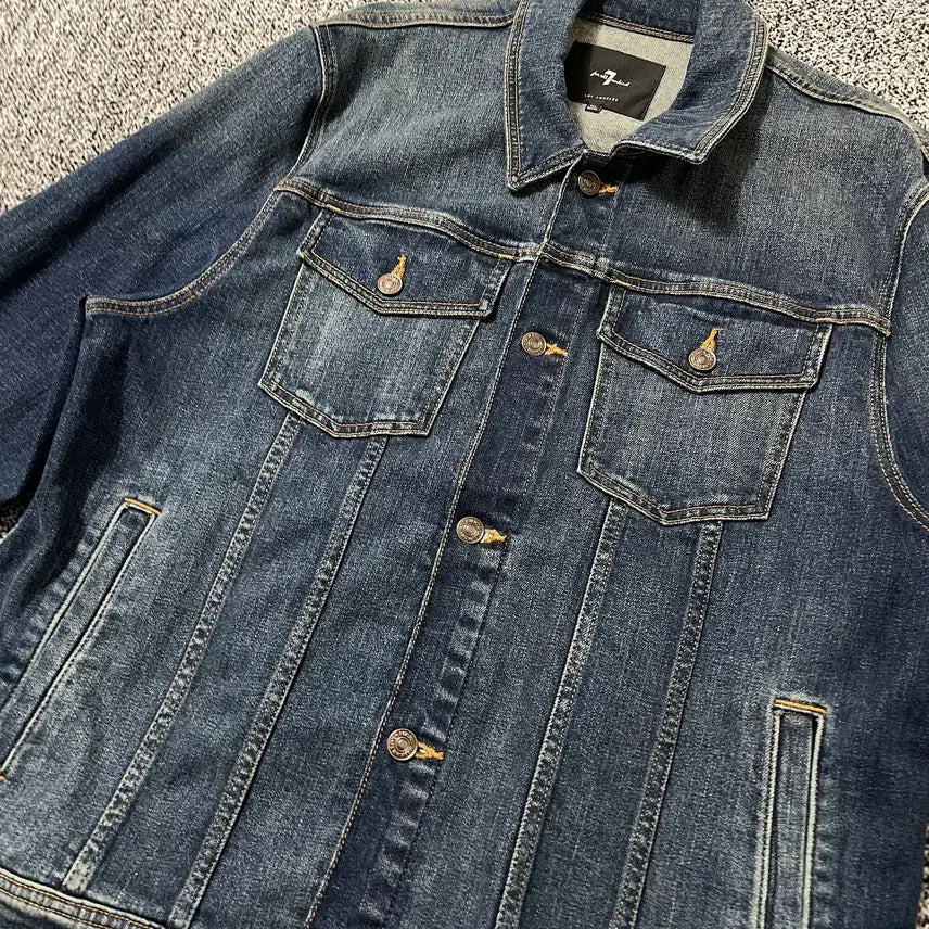 [BUNJANG] 7 For All Mankind Vintage Denim Trucker Jacket / 빈티지9. 7 For All Mankind 데님 트러커 자켓 청자켓