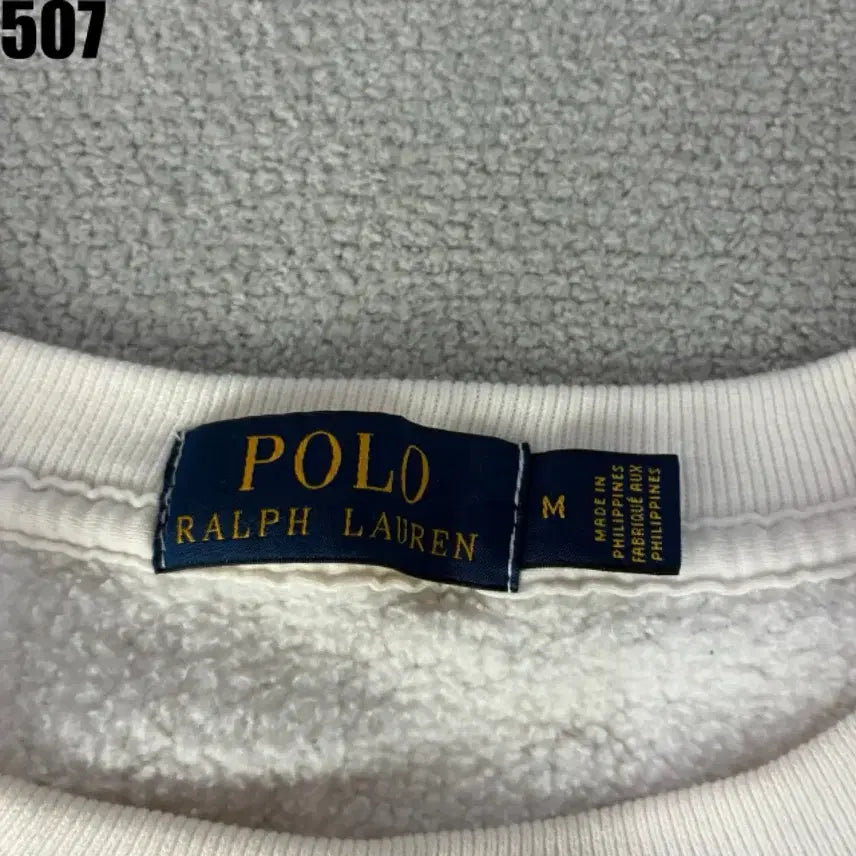 [BUNJANG] Polo Ralph Lauren Bear Crewneck Sweatshirt Ivory M / 폴로 랄프로렌 베어 맨투맨 아이보리 m