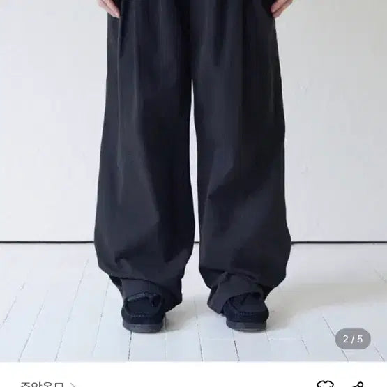 [BUNJANG] Jooang Homme Mad Pleats Cotton Chinos (Size S) / 주앙옴므 치노 S 1회착 차콜 매드플리츠 코튼 mad pleats