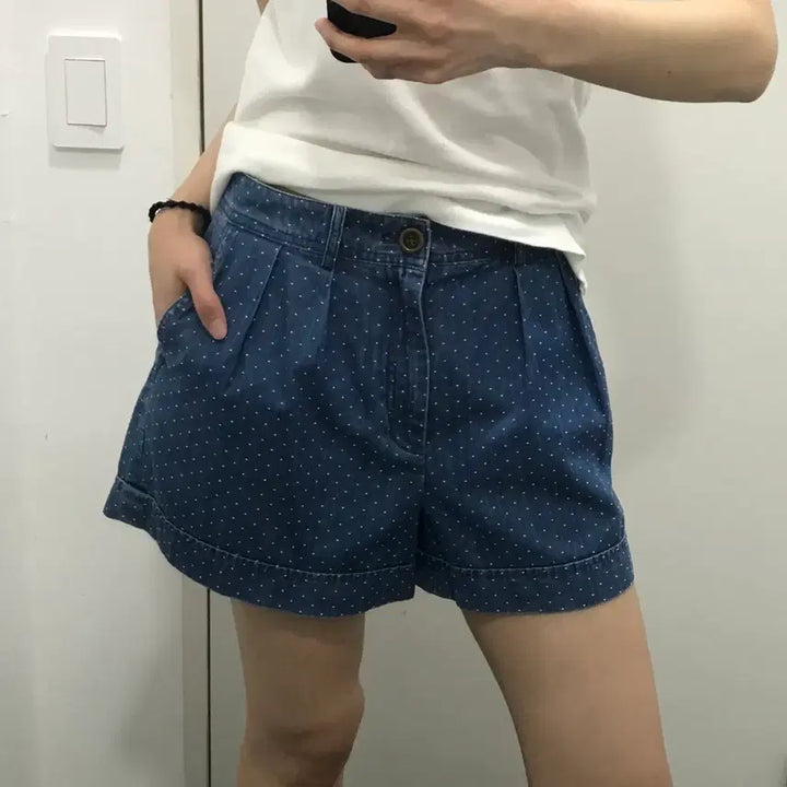 [BUNJANG] Burberry Balloon Fit Polka Dot Shorts / 버버리 벌룬핏 땡땡이 도트 반바지 숏팬츠